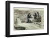 Washing and panning gold, Rockerville, 1889-John C. H. Grabill-Framed Photographic Print