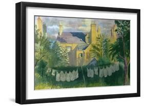 Washing at No. 25, Kingston-Osmund Caine-Framed Giclee Print