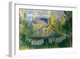 Washing at No. 25, Kingston-Osmund Caine-Framed Giclee Print