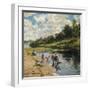 Washing at the River Bank, 1922-Vladimir Egorovic Makovsky-Framed Giclee Print