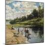 Washing at the River Bank, 1922-Vladimir Egorovic Makovsky-Mounted Giclee Print