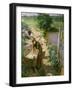 Washing by the River, Sandvika-Hjalmer Eilif Emanuel Peterssen-Framed Giclee Print