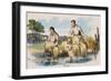 Washing, C1845-Benjamin Waterhouse Hawkins-Framed Premium Giclee Print