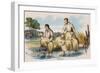 Washing, C1845-Benjamin Waterhouse Hawkins-Framed Premium Giclee Print