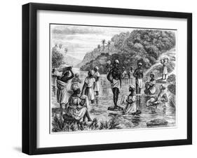 Washing Clothes, Santo Domingo, 1873-null-Framed Giclee Print