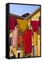 Washing Day, Laundry Drying, Castello, Venice, UNESCO World Heritage Site, Veneto, Italy, Europe-Guy Thouvenin-Framed Stretched Canvas