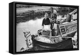 Washing Day on the Canal Boat, 1926-1927-null-Framed Stretched Canvas