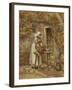 Washing Day-Helen Allingham-Framed Giclee Print