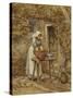 Washing Day-Helen Allingham-Stretched Canvas