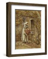 Washing Day-Helen Allingham-Framed Giclee Print