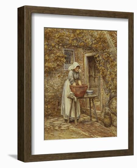 Washing Day-Helen Allingham-Framed Giclee Print