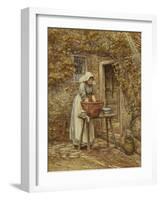 Washing Day-Helen Allingham-Framed Giclee Print