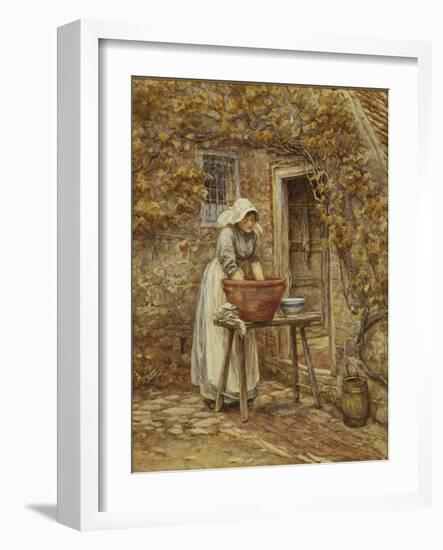 Washing Day-Helen Allingham-Framed Giclee Print