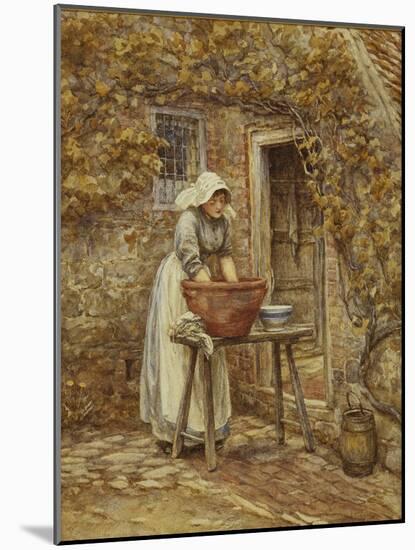 Washing Day-Helen Allingham-Mounted Giclee Print