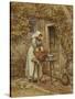 Washing Day-Helen Allingham-Stretched Canvas