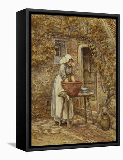 Washing Day-Helen Allingham-Framed Stretched Canvas
