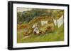 Washing Day-Helen Allingham-Framed Premium Giclee Print