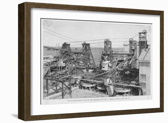 Washing Equipment for the Diamonds of de Beer's Mines in South Africa-null-Framed Art Print