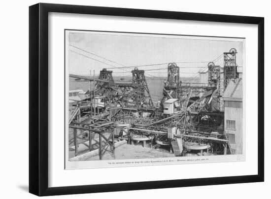 Washing Equipment for the Diamonds of de Beer's Mines in South Africa-null-Framed Art Print