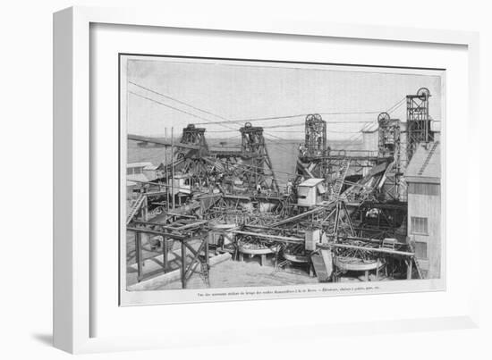 Washing Equipment for the Diamonds of de Beer's Mines in South Africa-null-Framed Art Print