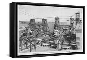 Washing Equipment for the Diamonds of de Beer's Mines in South Africa-null-Framed Stretched Canvas
