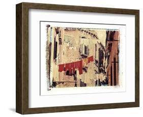 Washing Hanging Outside, Venice, Italy-Jon Arnold-Framed Photographic Print