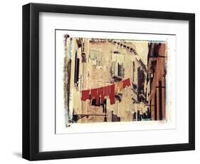 Washing Hanging Outside, Venice, Italy-Jon Arnold-Framed Photographic Print