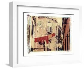 Washing Hanging Outside, Venice, Italy-Jon Arnold-Framed Photographic Print