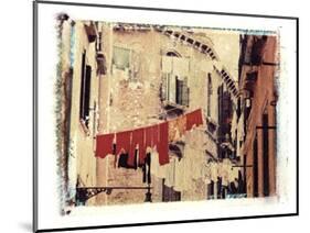 Washing Hanging Outside, Venice, Italy-Jon Arnold-Mounted Photographic Print