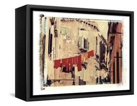 Washing Hanging Outside, Venice, Italy-Jon Arnold-Framed Stretched Canvas