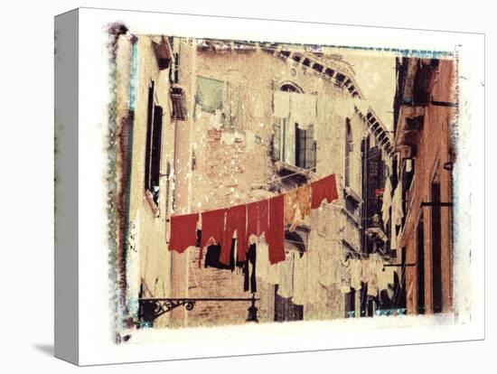 Washing Hanging Outside, Venice, Italy-Jon Arnold-Stretched Canvas