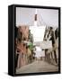 Washing Line Geometry in the Streets of Castello, Venice, Veneto, Italy, Europe-Oliviero Olivieri-Framed Stretched Canvas