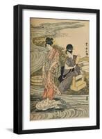 'Washing Linen', c1800-Utagawa Toyokuni-Framed Giclee Print