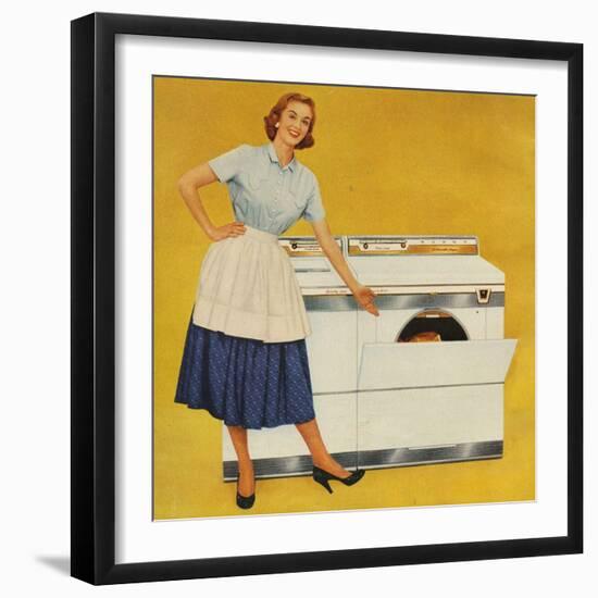 Washing Machines, USA-null-Framed Giclee Print