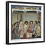 Washing of Feet, Detail from Life and Passion of Christ-Giotto di Bondone-Framed Giclee Print