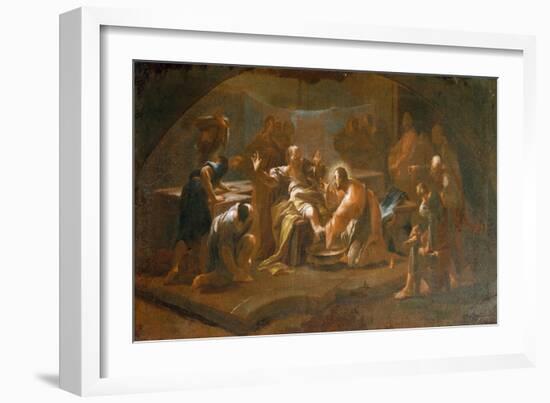 Washing of Feet-Paul Troger-Framed Giclee Print