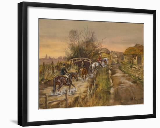 Washing Off-John King-Framed Premium Giclee Print