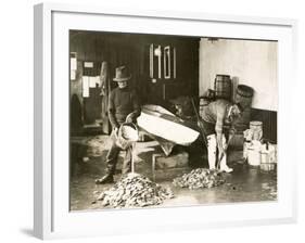 Washing Oysters-null-Framed Photographic Print