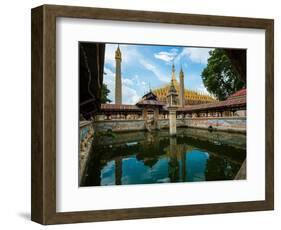 Washing pool next to Thanboddhay Temple, Monywa, Sagaing Region, Myanmar-null-Framed Photographic Print