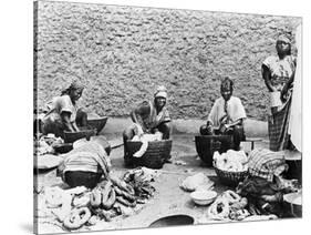 Washing, Senegal, circa 1900-null-Stretched Canvas