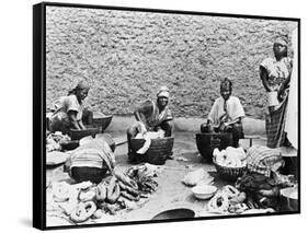 Washing, Senegal, circa 1900-null-Framed Stretched Canvas