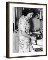 Washing Stockings, 1940s-null-Framed Photographic Print