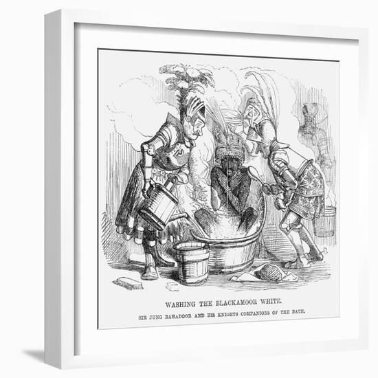 Washing the Blackamoor White, 1858-null-Framed Giclee Print