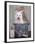 Washing the Dog-Edward M. Fielding-Framed Photographic Print