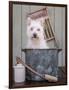 Washing the Dog-Edward M. Fielding-Framed Photographic Print