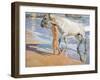 Washing the Horse, 1909-Joaquin Sorolla y Bastida-Framed Giclee Print