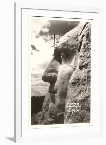 Washingiton's Profile, Mt. Rushmore-null-Framed Art Print