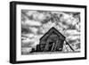 Washington. Abandoned Leaning Schoolhouse in Palouse Farm Country-Dennis Flaherty-Framed Photographic Print