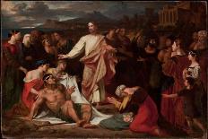 Christ Healing the Sick (Oil on Board)-Washington Allston-Giclee Print