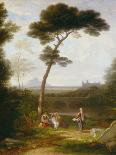 The Flight of Florimell, 1819 (Oil on Canvas)-Washington Allston-Framed Giclee Print